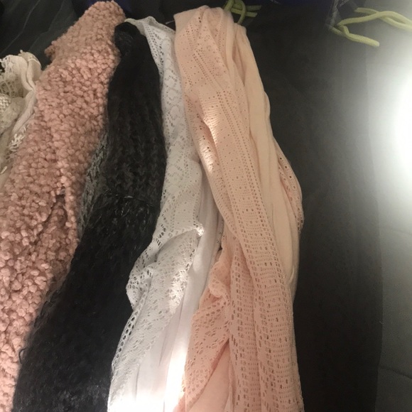 16 scarves one is a soft white Calvin Klein. - Picture 2 of 4